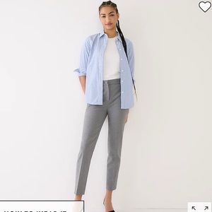 J. Crew High-rise Cameron pant in four-season stretch (Charcoal) (Plus)